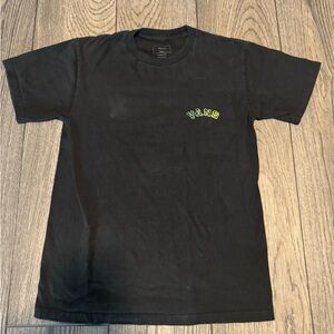 Vans Black Tee with Green Logo